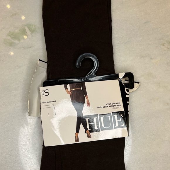 NWT HUE COTTON LEGGINGS WOMENS ESPRESSO SZ SMALL 4-6 US - Picture 5 of 6